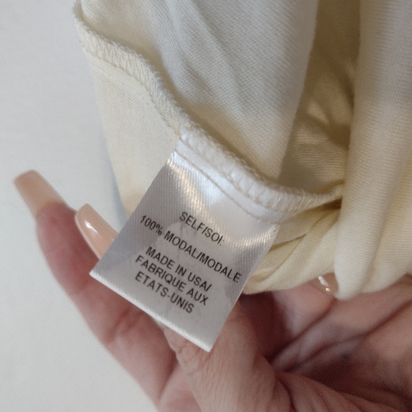 #24 Haute Hippie Ivory Modal Top - Picture 9 of 10